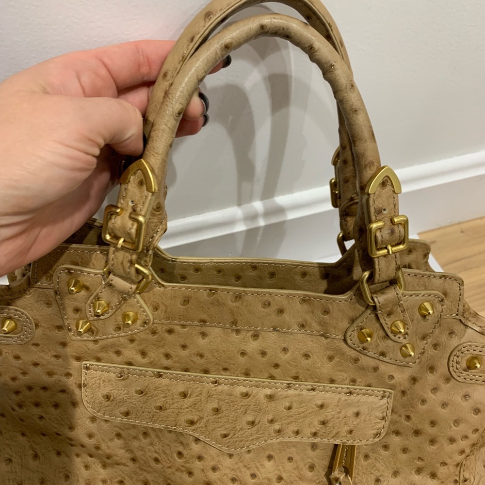 Rebecca Minkoff Desire leather ostrich satchel - Picture 5 of 8